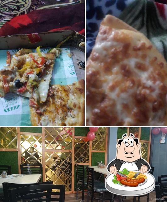 This is the image displaying food and interior at Food Mohalla Jammu