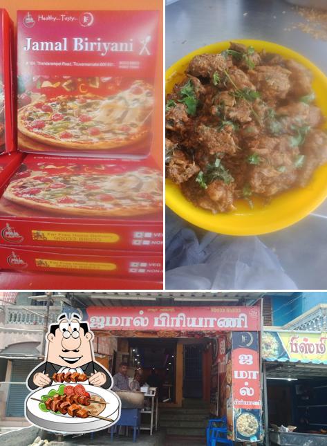The picture of Jamal Biriyani’s food and interior
