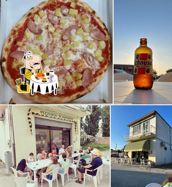 La cibo e interni del ristorante