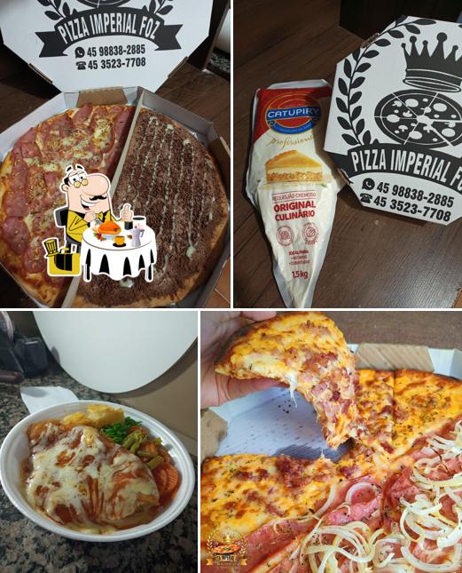 Platos en Pizza Imperial Foz