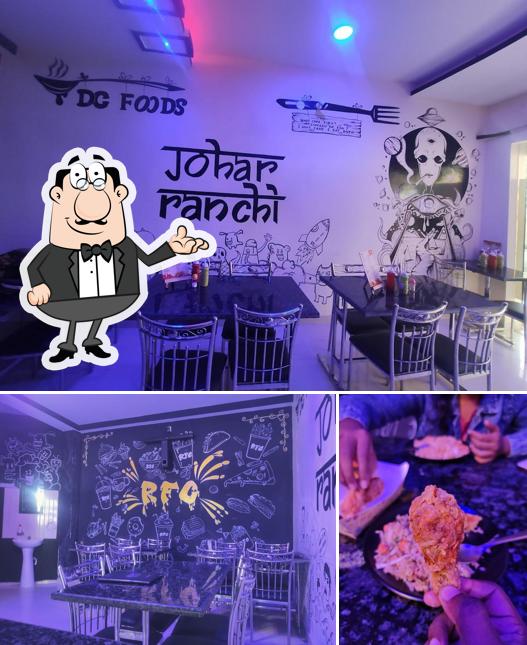 Take a seat at one of the tables at RFC