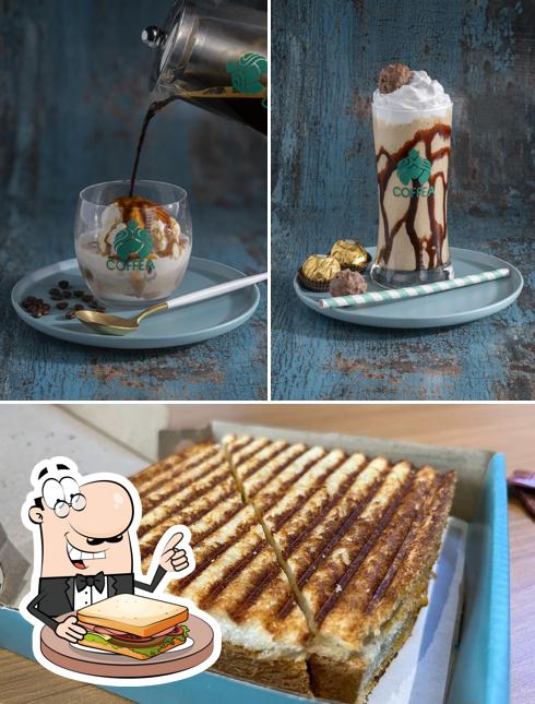 Grilled cheese sandwich at coffea vadodara 3.0