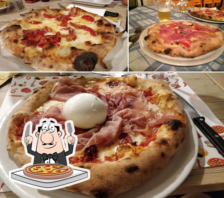A Il Gambero Pizzeria a Falerna, puoi assaggiare una bella pizza