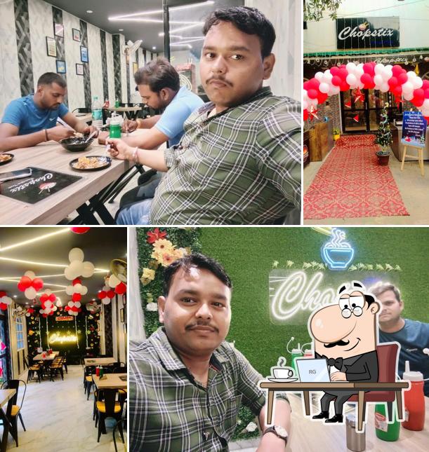 The interior of Chopstix ( Divercified Taste )