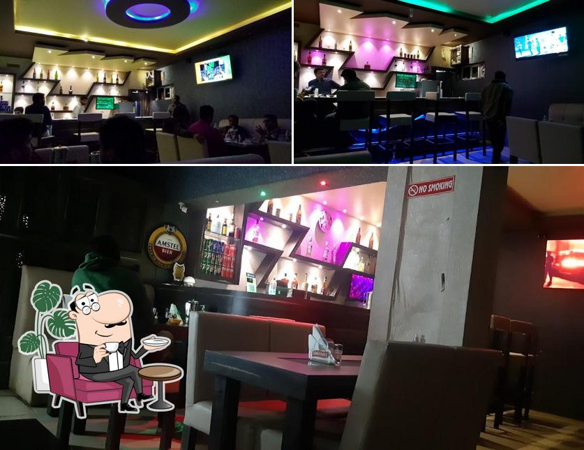 The interior of Four Quarter's Lounge Bar/Family Bar