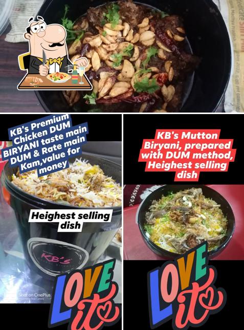 Food at KB's Bucket Biryani
