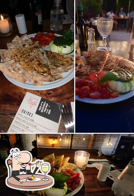 Comida em Madá Pizza e Vinho