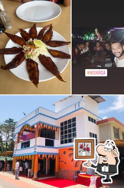 The interior of Nisarga Bar & Restaurant