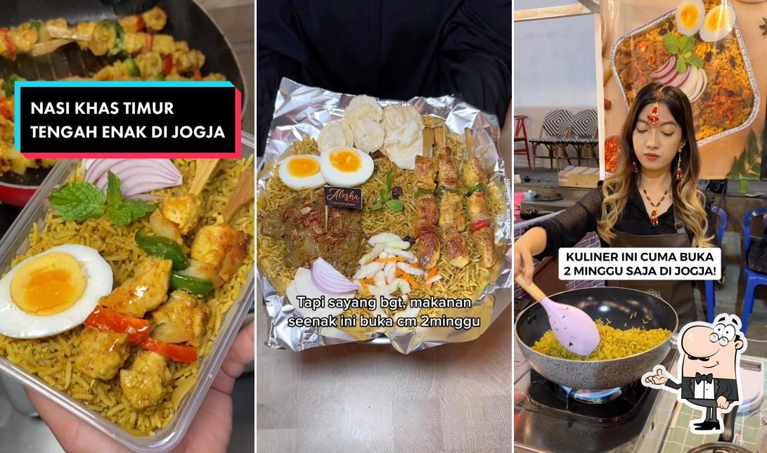 The interior of Alfisi Biryani