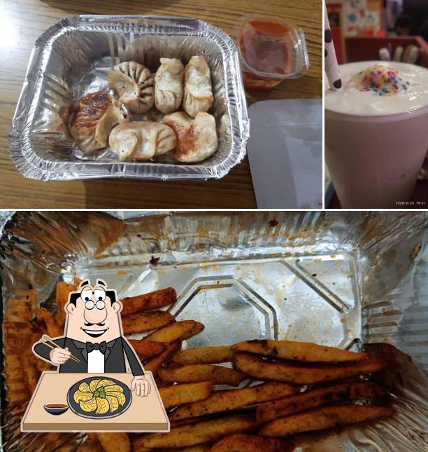 Gyoza at Dessi Cuppa Byond Cafe