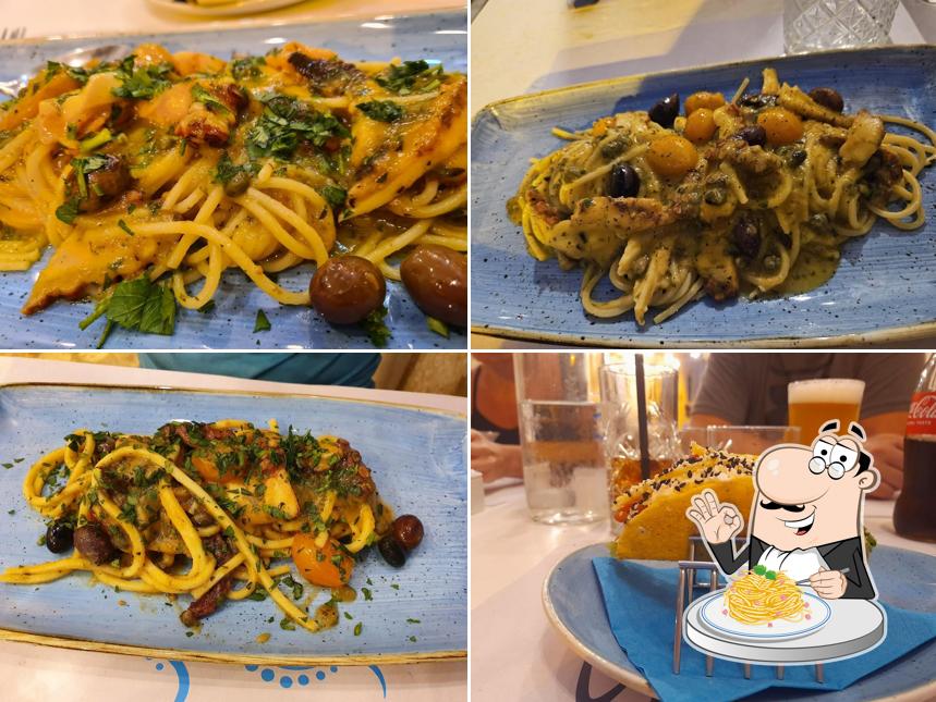Spaghetti alla carbonara al Vicolo Matto fishbar