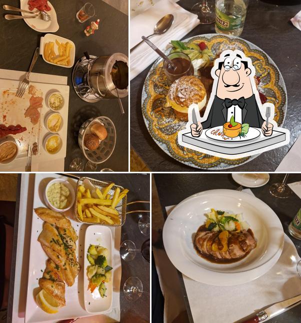 Platti al Restaurant les Vérines