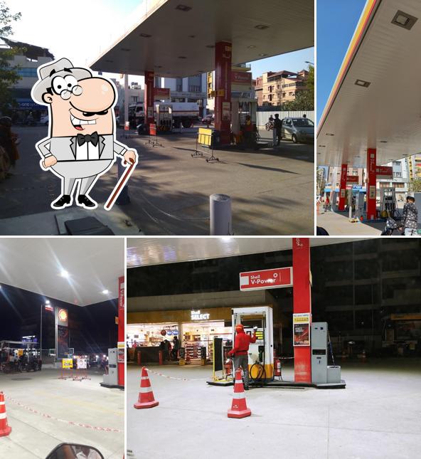 Check out the outside area of Shell