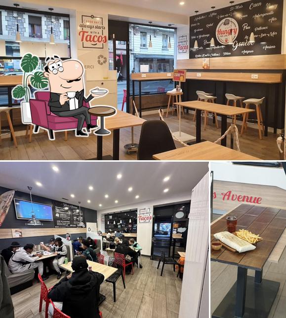 Siediti a un tavolo di Tacos Avenue