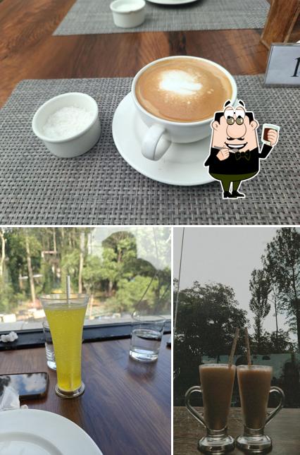 Enjoy a beverage at Basil Bakehouse (Rooftop Restaurant & Cafe)