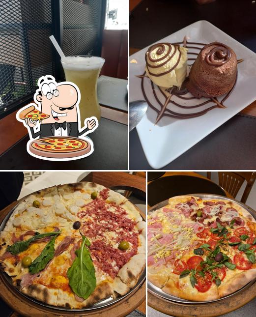 No Cantina Volpi Paralela, você pode pedir pizza