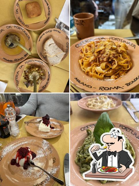 Cibo al Osteria Da Fortunata - Milano