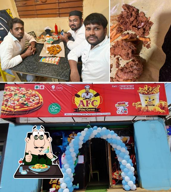 AFC PIZZA CORNER is distinguished by food and interior