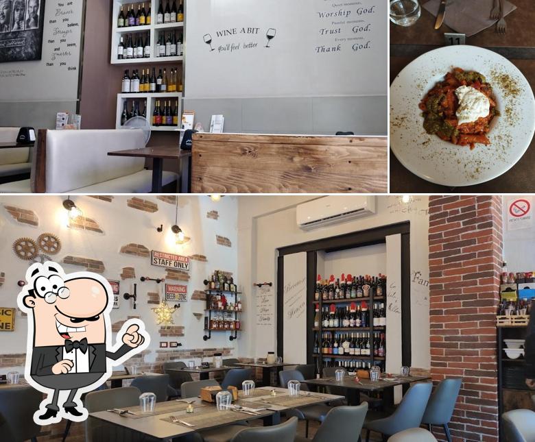 Gli interni di Bistrot 107