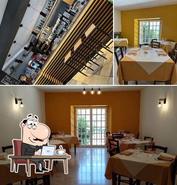 Gli interni di Quota 904 Bar & Ristorante
