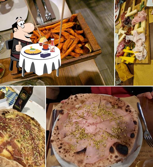 Piatto di formaggi al Semola pizzeria siciliana