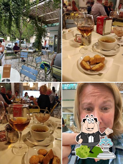 Puoi goderti l'aria fresca da seduto all'esterno di Bar Orlando