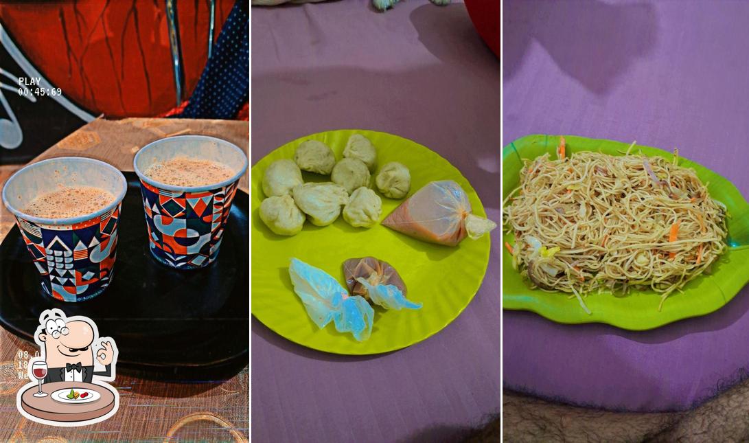 Food at Desi Bites Café