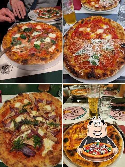 Scegli tra le molte varianti di pizza