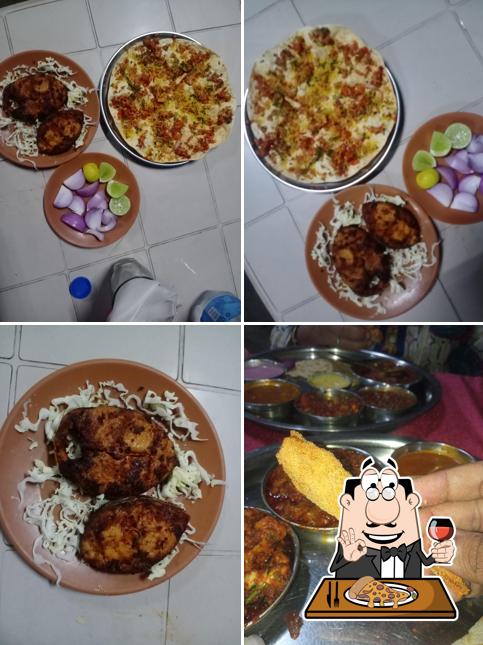 Pick pizza at Morya Bhojanalaya, Sangli