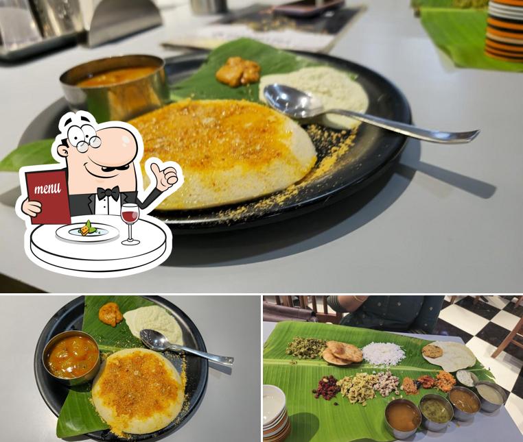 Creme brulee at Shri Prasadam