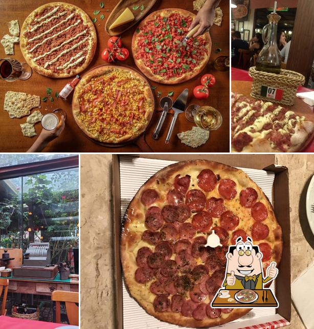 Experimente pizza no Baggio Pizzaria e Focacceria - Água Verde