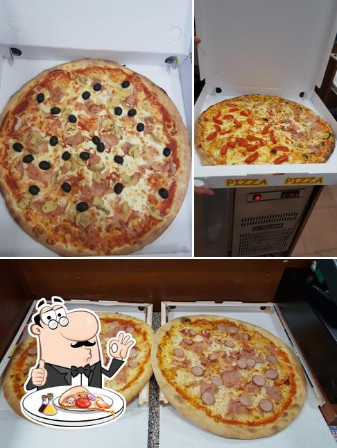 A Pizzeria Kebab Il Cavaliere, puoi provare una bella pizza