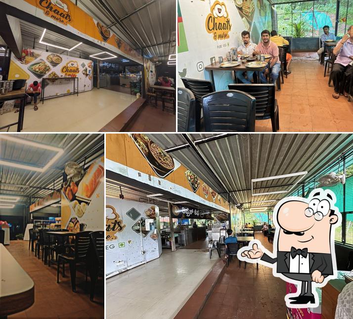 The interior of Refresh Cafe Soorya Puttur