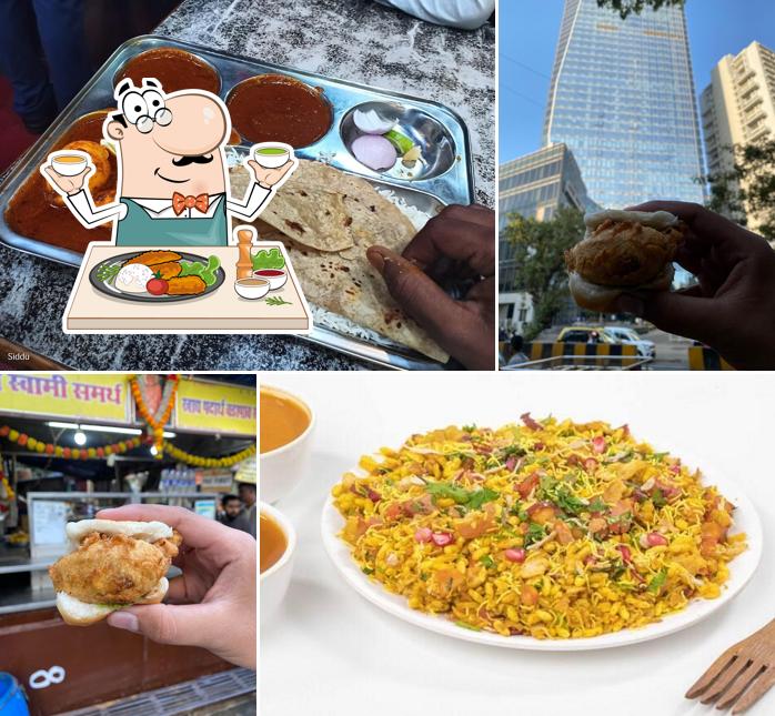 Meals at Shri Swami Samarth Vada Pav Stall