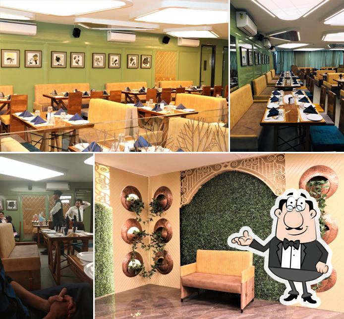 The interior of Status Fine Dine Restaurant & Banquet