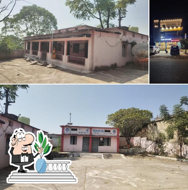 The exterior of The Arjun Restaurant