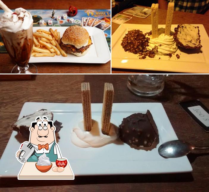 Carcassonne Pub serve uma seleção de pratos doces