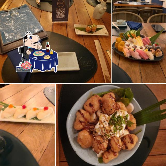 Sashimi em Hou Sushi & Bar