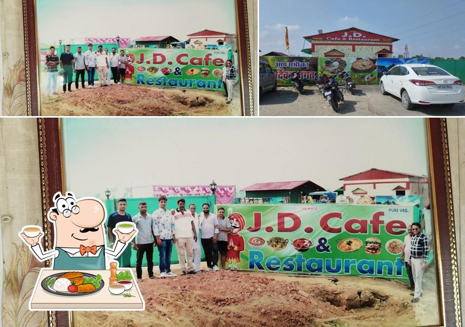 The photo of J.D. Cafe & Restaurant’s food and exterior