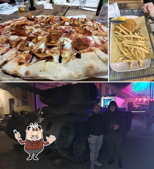Pizzeria Comunque ci Sta si caratterizza per la cibo e interni