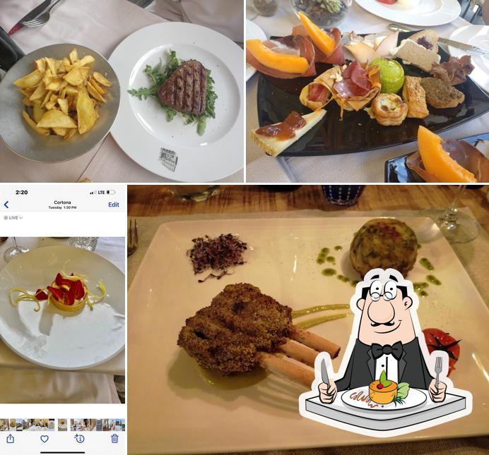 Platti al Ristorante La Loggetta Cortona