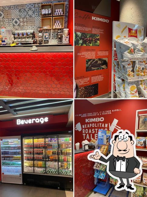 Gli interni di Caffè Kimbo T1