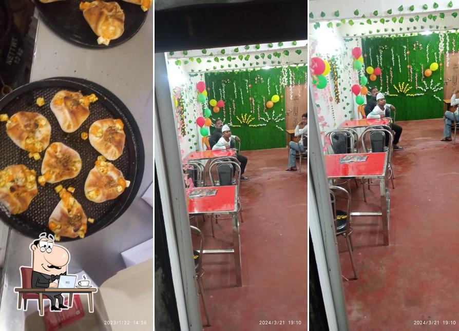 The interior of Golden pizza