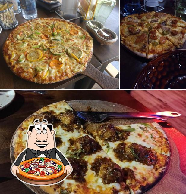 Try out various types of pizza