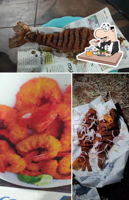 Food at Engineer's Fish corner