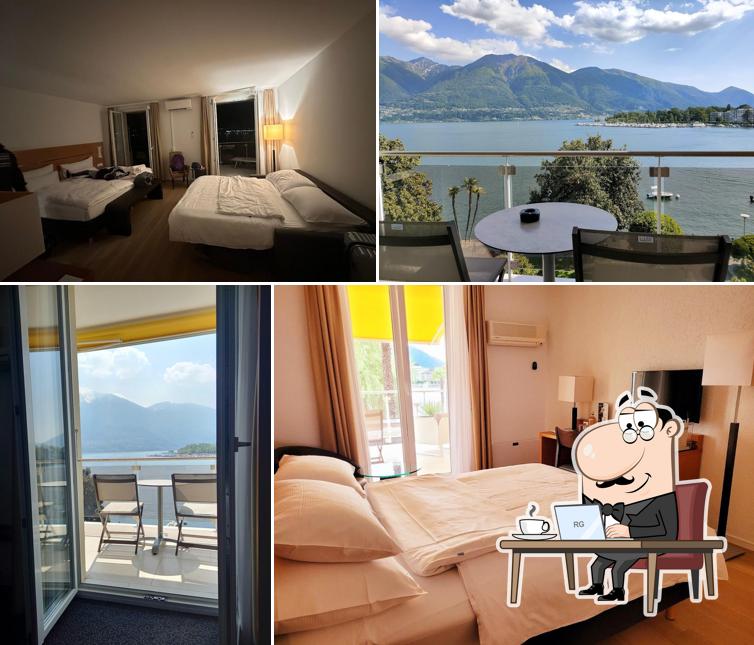 Gli interni di Hotel La Palma au Lac