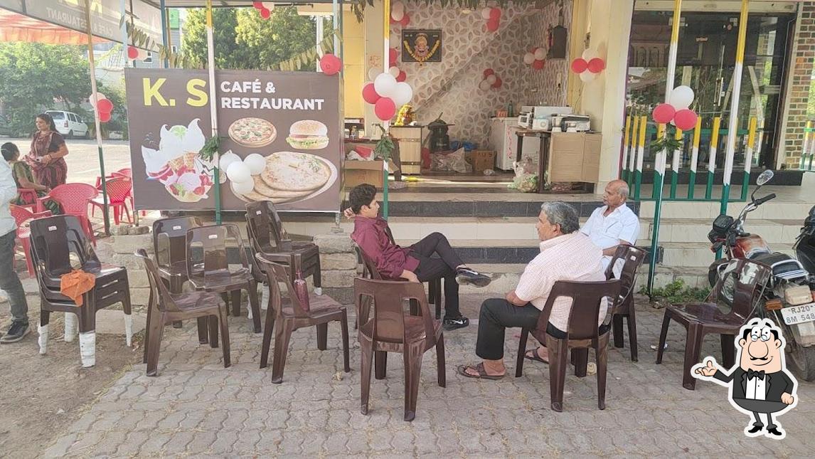 The interior of K. S. Cafe & Restaurant