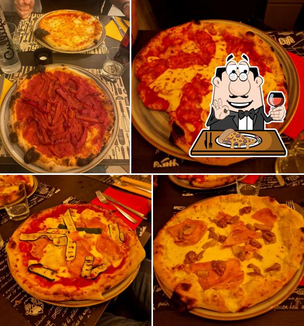 A La Meta ristopizza, puoi ordinare una bella pizza