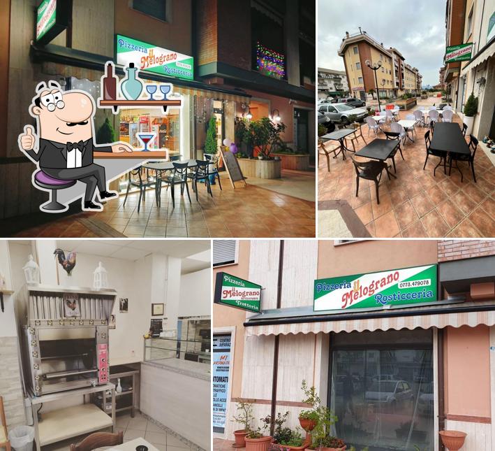 Gli interni di Pizzeria Il Melograno