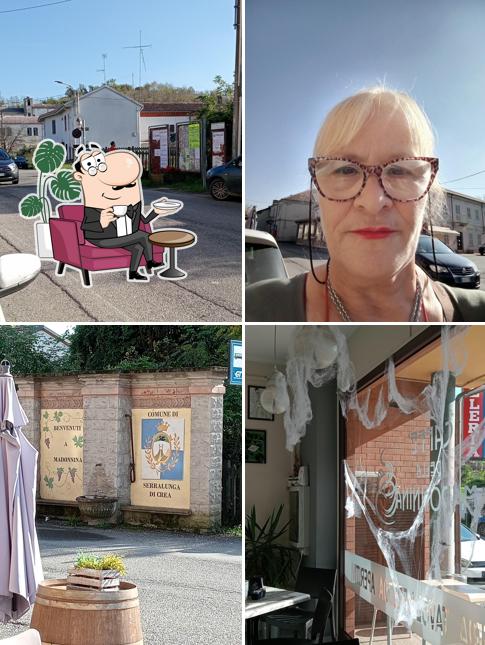 La interni e esterno del ristorante